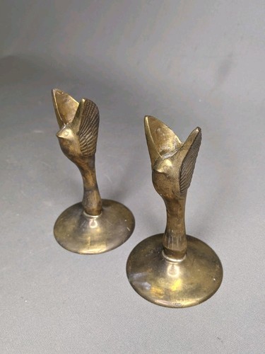 Pair vintage brass eagle - pair, 5"