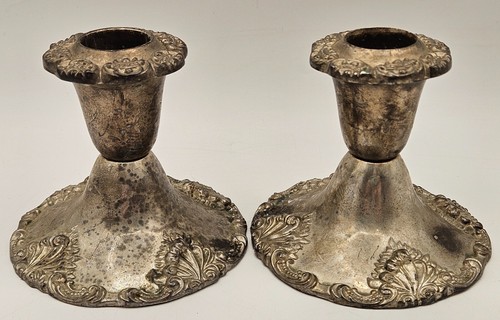 Pair vtg ornate godinger - pair,