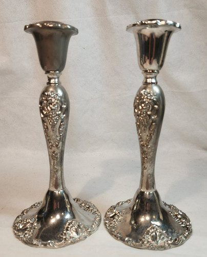 Vintage candlestick holders - candlestick,