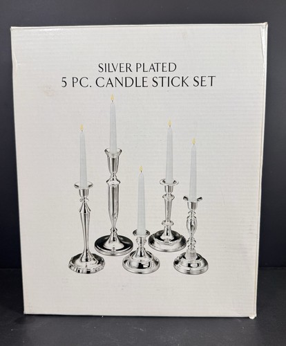Silverplated candlestick - silverplated, 5
