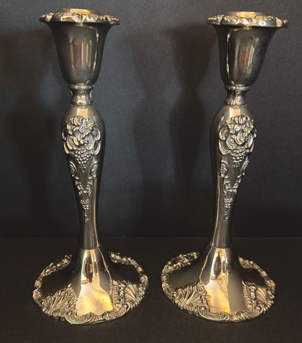 Vtg pair godinger silver - vtg,