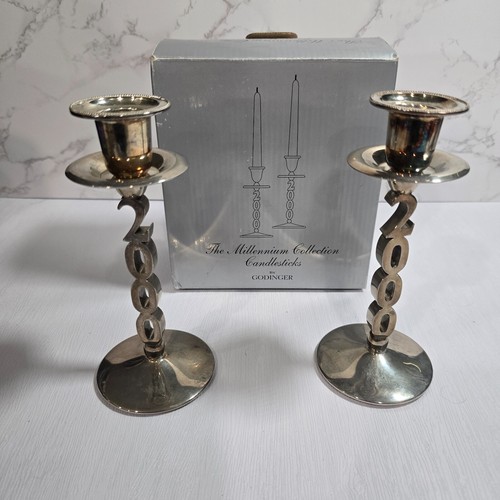 Godinger silverplate pair - godinger, of